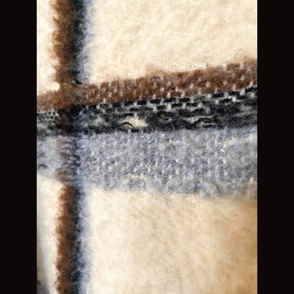 Vintage Roka L'tda Blanket Shawl Poncho Throw Wool Handmade RARE - Picture 5 of 9